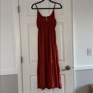 Zenana Outfitters Rust Sleeveless Dress